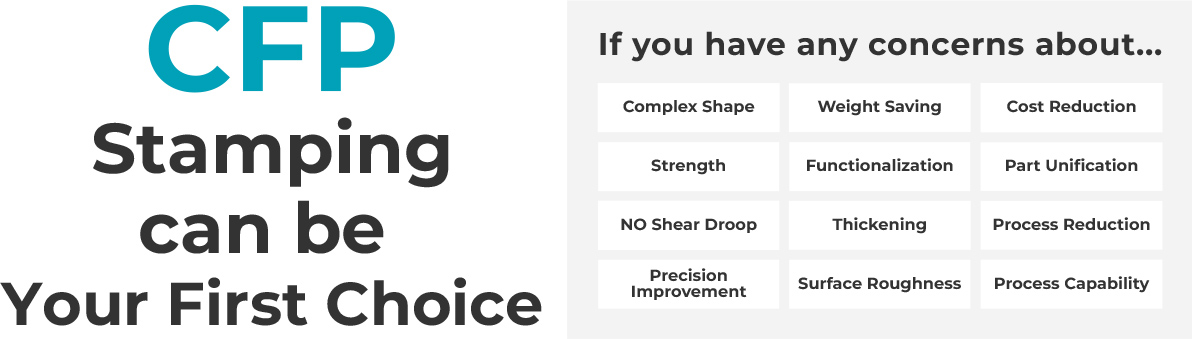 Characteristics and Merits of CFP(ColdForgingProgressive) stamping